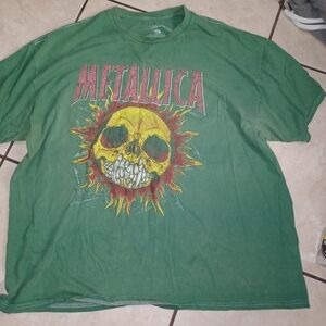 Metallica Graphic Tee in Green